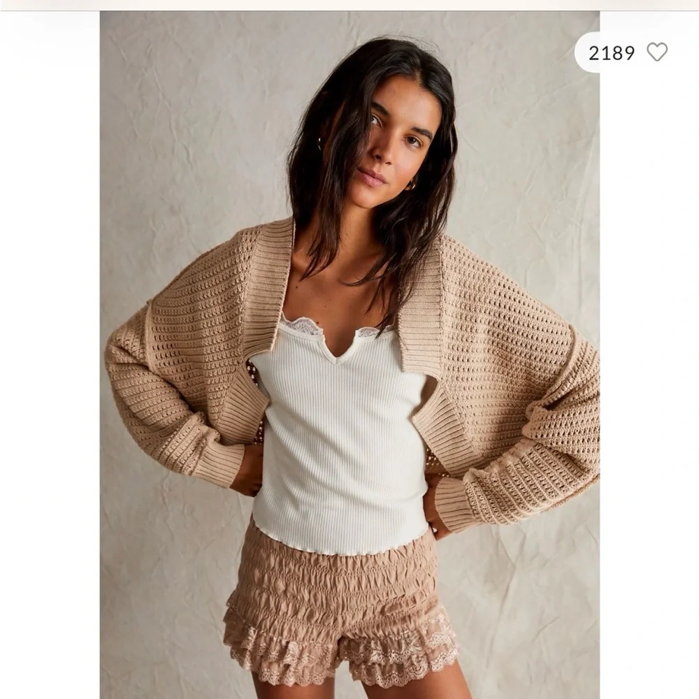 Free People Open-Knit Sweater - Picture 1 of 3